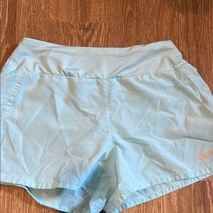 Nike Women's Light Blue Running Shorts